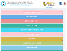Tablet Screenshot of kamalhospitals.com